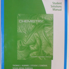 CHEMISTRY , STUDENT SOLUTIONS MANUAL by ZUMDAHL , ZUMDAHL , DeCOSTE , 2018