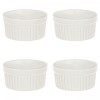 Set boluri, 4 piese, 175 ml, Ceramica, Ecru