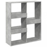 Cumpara ieftin Separator de camera, gri beton, 100x33x115 cm, lemn prelucrat