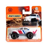 Mașinuță Matchbox Volkswagen Beetle 4x4, machetă auto, alb, 1:64