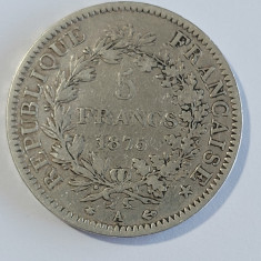 Moneda argint 5 franci 1875 A Franta(18000)