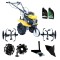 ProGARDEN Pachet Campo 703 Motocultor 7CP+ Plug simplu + Plug bilonat/rarita + 2 roti metalice 350x6 + 2L Ulei ProAdvanced PowerfulTools