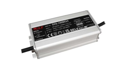 GLP GV6-100B012, sursă de alimentare GLP 100W: 12V/8.3A, CV, carcasă metalică, formă dreptunghiulară foto