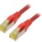 Patch cord S/FTP CAT6a LSZH Roșu 2m