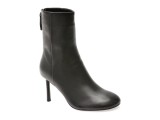 Botine elegante EPICA negre, EB927, din piele naturala