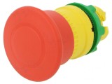 Comutator de Siguranță 22mm Roșu fără IP66