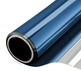 Set 2x Folie albastra cu efect de oglinda pentru geamuri, 60 x 300 cm, BZRSH, Oem