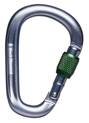 Carabiniera PearLock Screwgate Gri foto