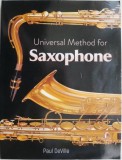 Universal Method Saxophone - Paul DeVille: Carte limba engleza, Import
