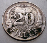 7.498 UNGARIA 20 FILLER 1926, Europa, Cupru-Nichel