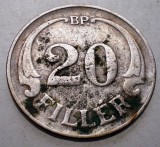 7.498 UNGARIA 20 FILLER 1926