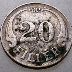 7.498 UNGARIA 20 FILLER 1926
