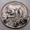 7.498 UNGARIA 20 FILLER 1926