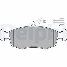DELPHI LP2288 set placute frana,frana disc