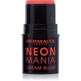 Dermacol Neon Mania blush cremos culoare 2 Coral 5.2 g