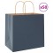 vidaXL Saci de h&acirc;rtie 50 buc cu m&acirc;nere Albastru 26x17x25 cm