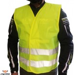 Vesta reflectorizanta universala Ixon model Gilet Safer Mix culoare: galben fluor (marime universala)