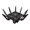 ASUS Rapture GT-AX11000 router wireless Gigabit Ethernet Tri-band (2.4 GHz / 5 GHz / 5 GHz) Negru