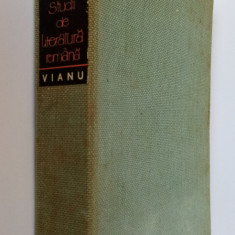 Studii de literatura romana - Tudor Vianu - 1965