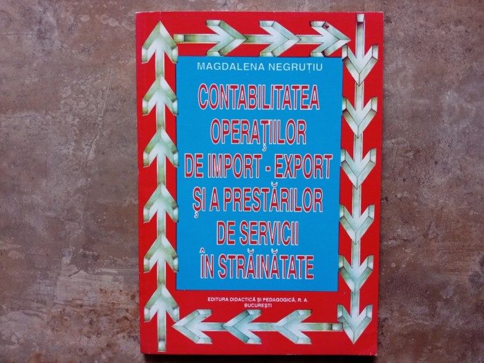 Contabilitatea operațiilor de import - export și a prestărilor de servicii &icirc;n străinătate - Magdalena Negruțiu, 1996