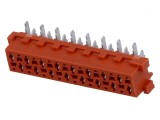 Soclu Micro-MaTch 16 PIN SMT PCB 2x8, TE Connectivity