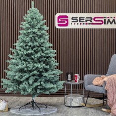 Brad artificial Christmas Deluxe by Sersimo, Kovalivka Select argintiu, integral 3D, 230 cm Household NewTrend