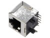 Conector RJ45 soclu PIN 8 Cat 6 ecranat 8p8c THT