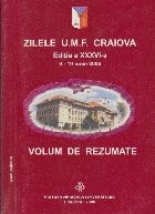 Zilele U.M.F. Craiova, Editia a XXXVI - Volum de Rezumate foto