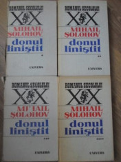 DONUL LINISTIT VOL.1-4 (COTOARE UZATE, INTERIOR FOARTE BUN) - MIHAIL SOLOHOV foto