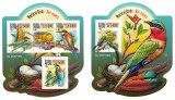 Sierra Leone 2015: Lumea Pasarilor - Set Complet (6 Colite + Bloc) MNH - Timbre Straine
