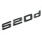 Emblema 520d Negru lucios, spate portbagaj BMW