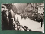Armata Romaniei ,Vanatori de munte .Parada militara anii 1933-1939 .Carol al II lea .Fotografie tip carte postala