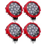 Set 2 Proiectoare LED Rotunde 7 Inch 10-60V Offroad