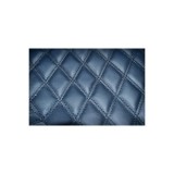 Material imitatie piele tapiterie romb negru / cusatura neagra Cod: Y01NN Automotive TrustedCars