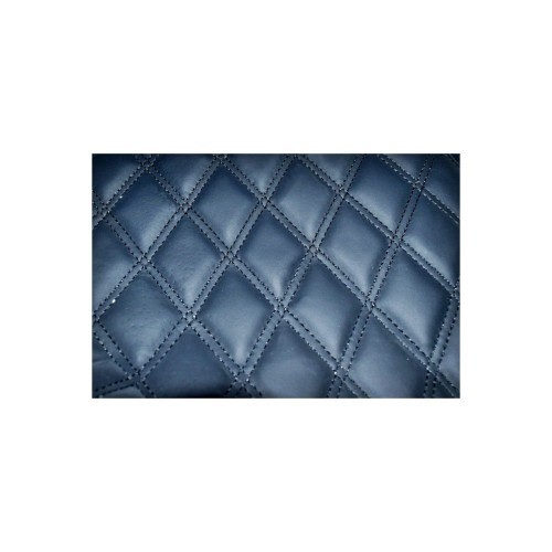 Material imitatie piele tapiterie romb negru / cusatura neagra Cod: Y01NN Automotive TrustedCars