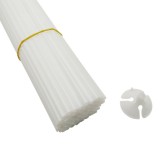 Set 100 bete cu rozete pentru baloane, flippy, suporturi de plastic, usor de instalat, reutilizabil, pentru aniversare, nunta, ziua de nastere, decor,