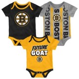 Boston Bruins body de copii 3v1 Loyal Buddies Creeper Set - Batole 0-3 Měs&iacute;ce