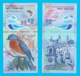Bermuda (p#63) 2 Dollars 2024 UNC &#039;Charles III&#039; serie: A/I 065815