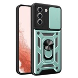 Husa Samsung Galaxy S22 Plus 5G protectie camera Techsuit CamShield Series, verde