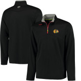 Chicago Blackhawks hanorac de bărbați Center Ice Quarter Zip Baselayer - XL, Reebok