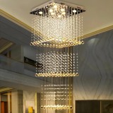 Candelabru Cristal LED 80W Saturnino Auriu 50cm, Alessandro DESIGN