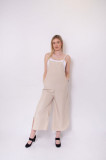 Salopeta bej cu pantalon lung Pull&amp;Bear, M