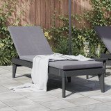 Gossi sezlong, antracit, 186x60x29 cm, pp