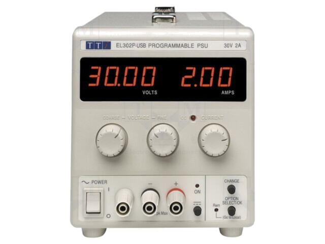 Alimentator de laborator programabil AIM-TTI EL302P-USB 0-30V DC 0-2A precision