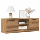 VidaXL Comodă TV,stejar artizanal 102x35x36,5 cm, lemn prelucrat