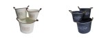 Cumpara ieftin Set 6 ghivece flori 30,5 x 23, 36,5 x 28, 41 x 30,5 cm