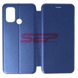 Husa Flip Tip Carte OPPO A53, Piele Ecologica, Albastru Royal