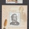 ROMANIA 2025 MIHAI EMINESCU Serie + Colita dantelata LP.2499; LP.2499a MNH**