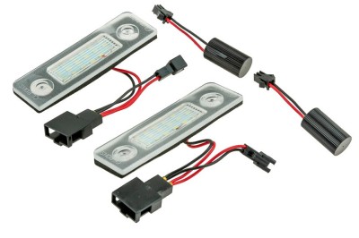 Lampi Led Numar Inmatriculare Skoda Octavia 2 foto