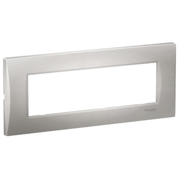 Rama Ornament 7M curbata Schneider Eazy Styl argintiu LMR7367004 foto